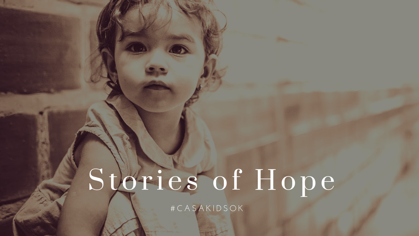 Stories of Hope Title Image with Little Girl